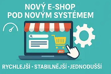 Spustili jsme zbrusu nový e-shop pod novým systémem