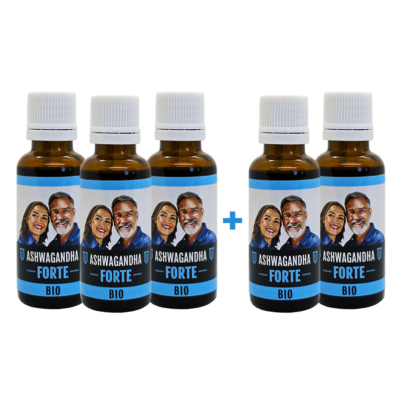 Ashwagandha Forte - Varianta: 3+2 zdarma