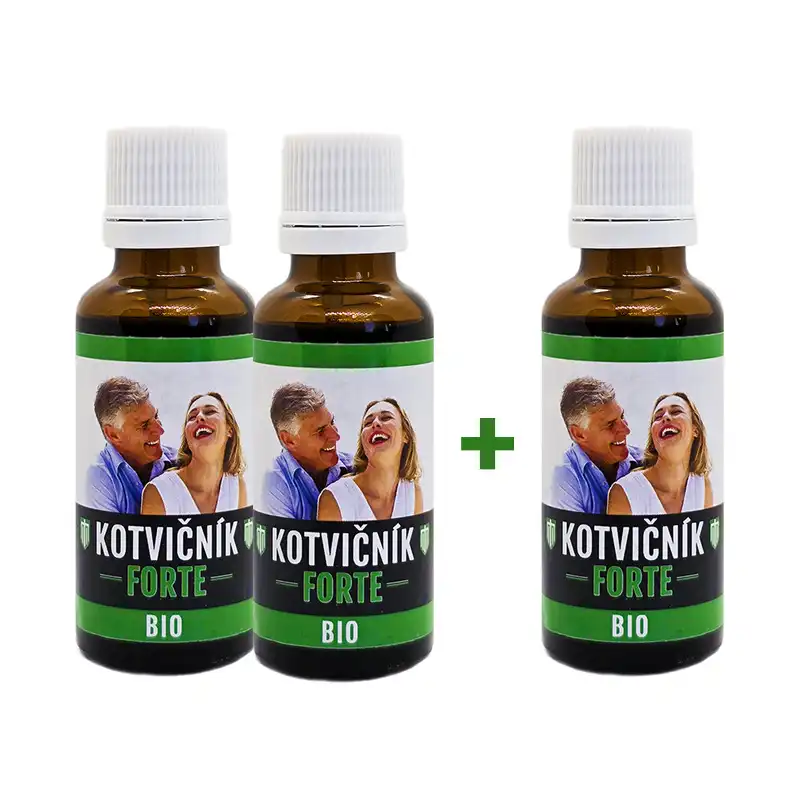 Kotvičník Forte 2+1 zadarmo